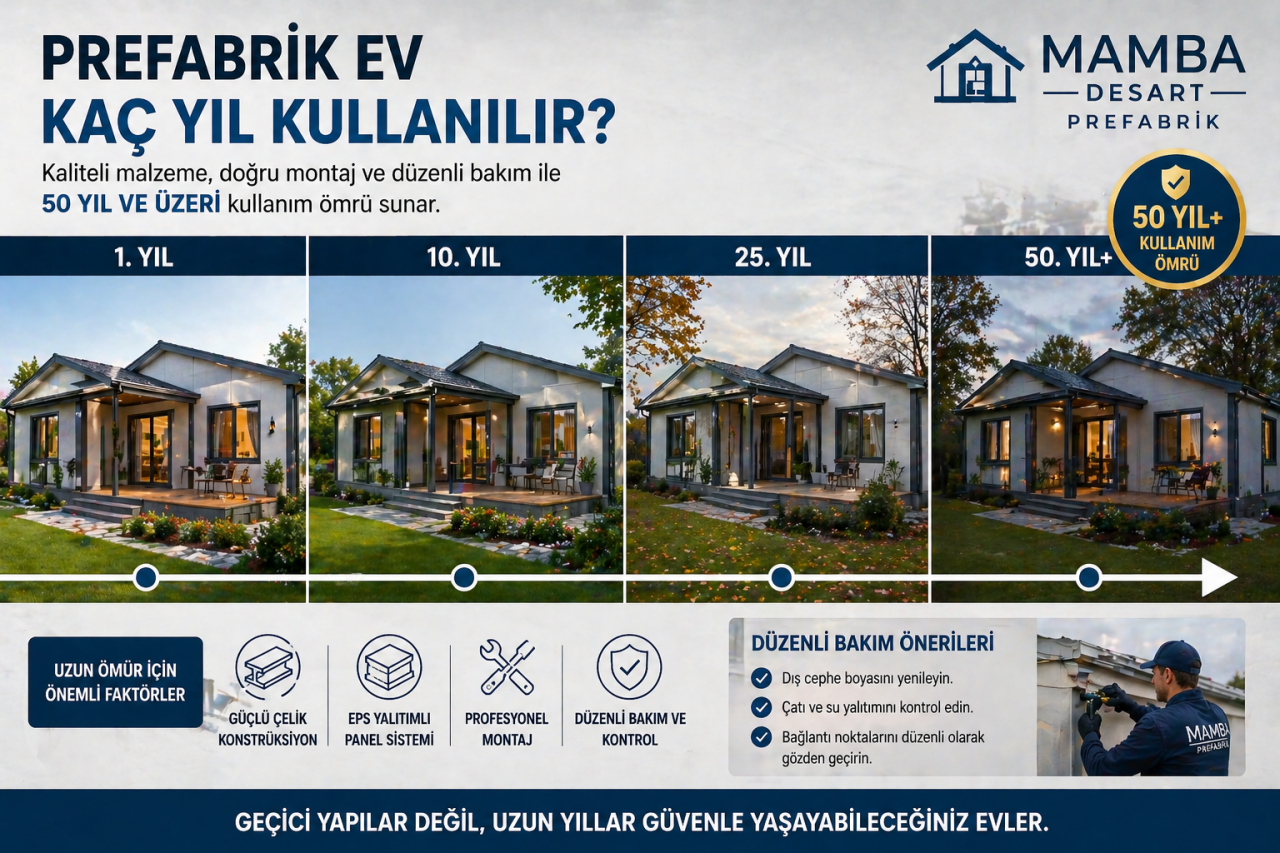 Prefabrik Ev Kaç Yıl Kullanılır?