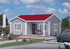 Prefabrik Ev 49 m2 Tek Kat 1+1 Ev Planı