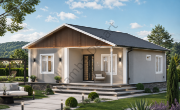 Prefabrik Ev 69 m2 Tek Kat 2+1 Ev Planı