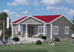 Prefabrik Ev 76 m2 Tek Kat 2+1 Ev Planı