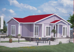 Prefabrik Ev 79 m2 Tek Kat 2+1 Ev Planı