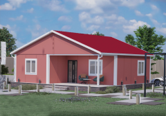 Prefabrik Ev 80 m2 Tek Kat 2+1 Ev Planı