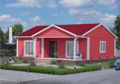 Prefabrik Ev 84 m2 Tek Kat 2+1 Ev Planı