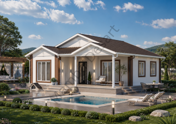 Prefabrik Ev 85 m2 Tek Kat 2+1 Ev Planı
