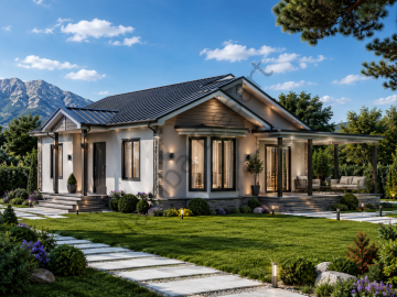 Prefabrik Ev 95 m2 Tek Kat 3+1 Ev Planı
