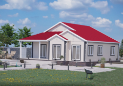 Prefabrik Ev 102 m2 Tek Kat 2+1 Ev Planı