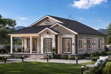 Prefabrik Ev 102 m2 Tek Kat 2+1 Ev Planı
