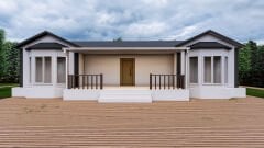 Prefabrik Ev 112 m2 Tek Kat 3+1 Ev Planı