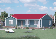 Prefabrik Ev 125 m2 Tek Kat 4+1 Ev Planı