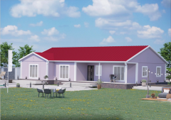 Prefabrik Ev 174 m2 Tek Kat 4+1 Ev Planı