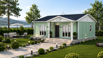Prefabrik Ev 72 m2 Tek Kat 2+1 Ev Planı