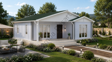 Prefabrik Ev 92 m2 Tek Kat 3+1 Ev Planı