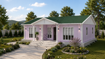 Prefabrik Ev 96 m2 Tek Kat 3+1 Ev Planı