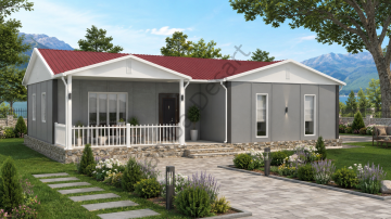 Prefabrik Ev 149 m2 Tek Kat 4+1 Ev Planı