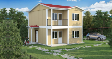 İki Katlı Dubleks Prefabrik Ev 92 m2