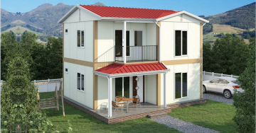 İki Katlı Dubleks Prefabrik Ev 100 m2