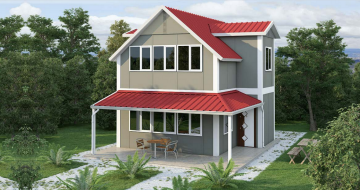 İki Katlı Dubleks Prefabrik Ev 101 m2