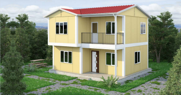 İki Katlı Dubleks Prefabrik Ev 105 m2