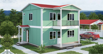 İki Katlı Dubleks Prefabrik Ev 114 m2