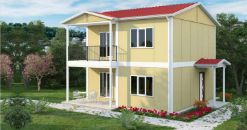 İki Katlı Dubleks Prefabrik Ev 118 m2