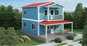 İki Katlı Dubleks Prefabrik Ev 124 m2