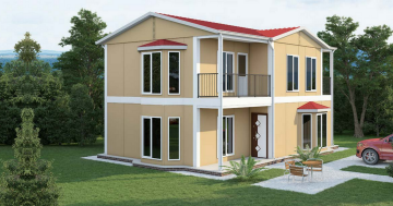 İki Katlı Dubleks Prefabrik Ev 155 m2