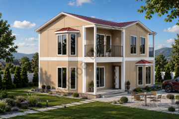 İki Katlı Dubleks Prefabrik Ev 155 m2