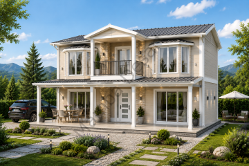 İki Katlı Dubleks Prefabrik Ev 169 m2