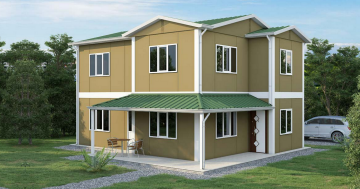 İki Katlı Dubleks Prefabrik Ev 142 m2